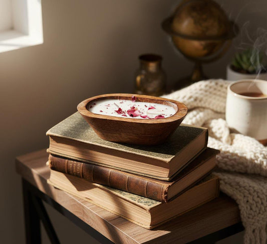 The Rosewood Boat Candle