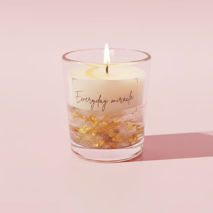 Everyday Miracle Candle | Vanilla Glow Scented Minimal Luxury Candle (10+ Hours Burn)