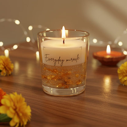 Everyday Miracle Candle | Vanilla Glow Scented Minimal Luxury Candle (10+ Hours Burn)