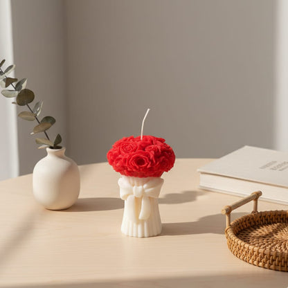 👉 Floral Bouquet Candle | Decorative Handcrafted Gift Candle