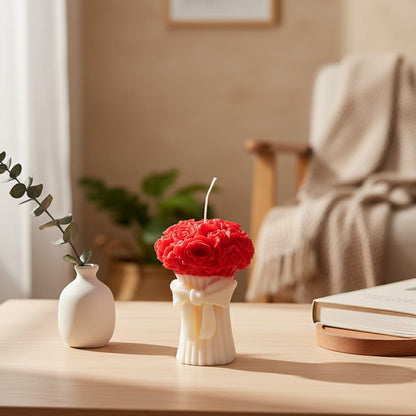 👉 Floral Bouquet Candle | Decorative Handcrafted Gift Candle
