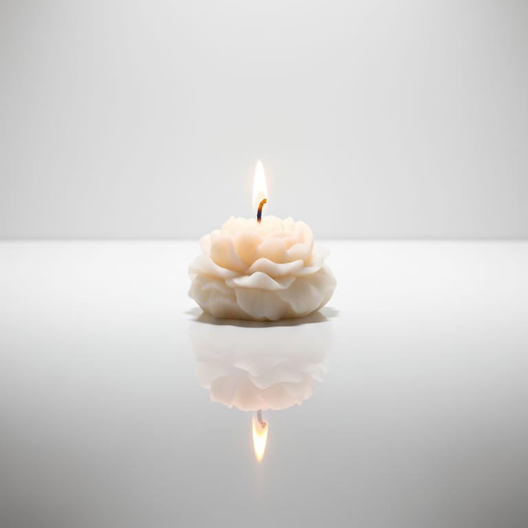 Peony Bloom Candle Set (Pack of 2) | Soft Floral Scented Decorative Candles