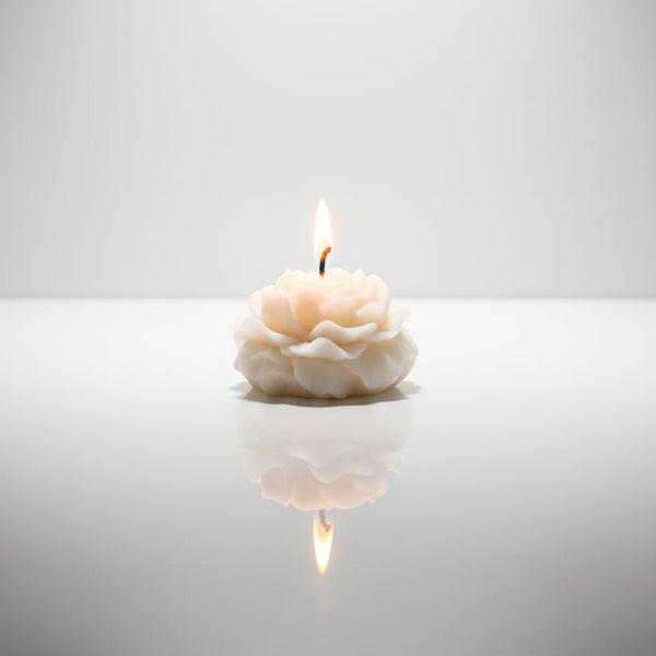 Peony Bloom Candle Set (Pack of 2) | Soft Floral Scented Decorative Candles