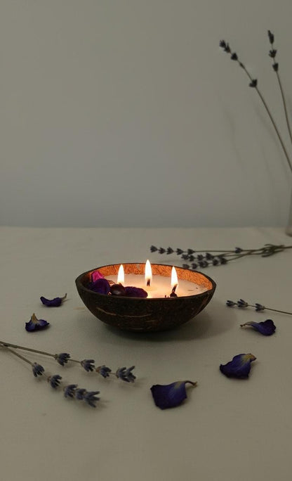 The Coco Calm Triple Wick Candle