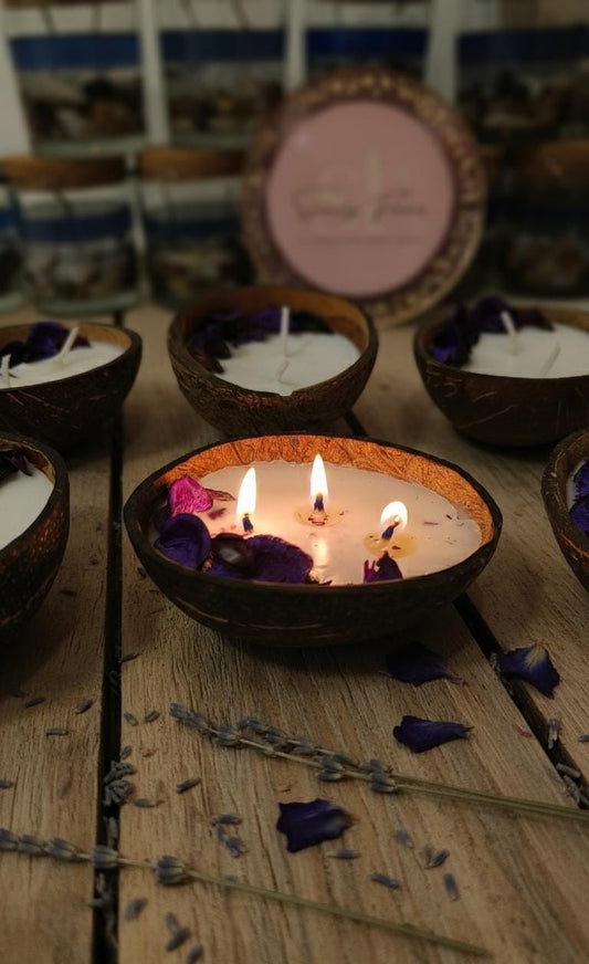 The Coco Calm Triple Wick Candle